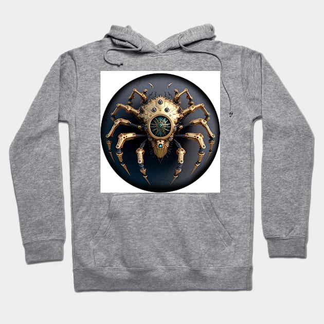 Steampunk Spider Hoodie by Designograph